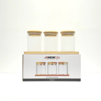 CLKN-2389 3LU BAMBU KPK KAVANOZ SET