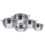 AROW TR-4593 10PCS CELIK TENCERE SET