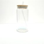 OZD-3385 BAMBU KAPAK CIZGILI PIPETLI BARDAK 530ML