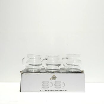 OZD-3408 6LI KAHVEE YANI BARDAK BURGULU