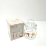 96763 ÇİÇEK DESENLİ KAVANOZ KÜÇÜK