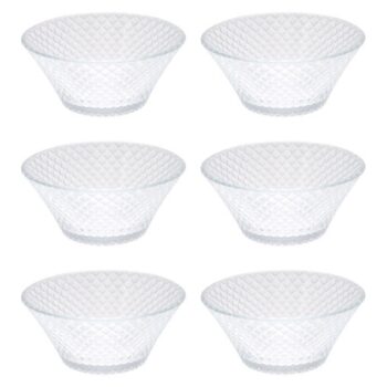 RAYAN SOLİTAİRE 6LI CAM KASE