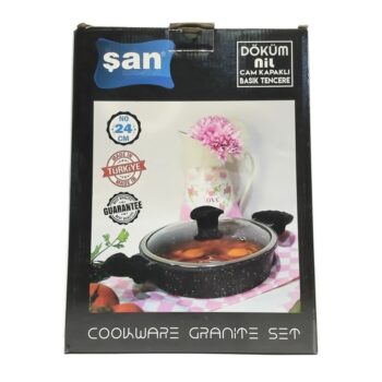 SAN NİL 24 CM DÖKÜM BASIK TENCERE