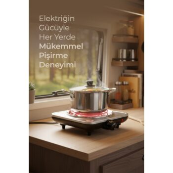 SINBO SCO5065 ELEKTRIKLI OCAK TEK GOZLU